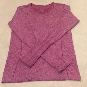 Pink Nike workout top